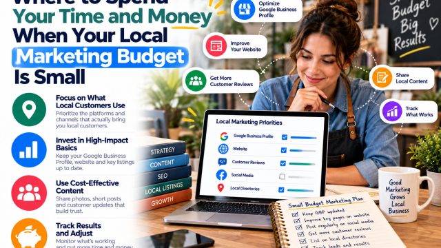 Where to Spend Your Time and Money When Your Local Marketing Budget Is Small